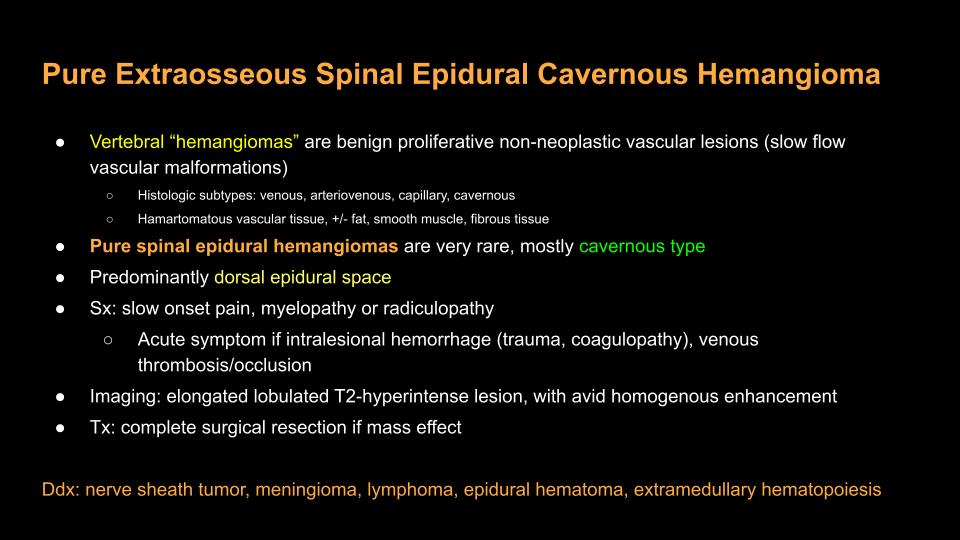 42M thoracic spinal mass