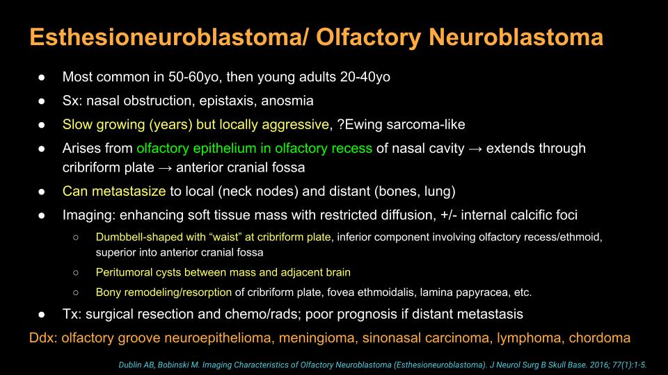 54M epistaxis and anosmia